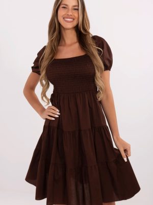 Φόρεμα σε Καφέ - Moda di tendenza