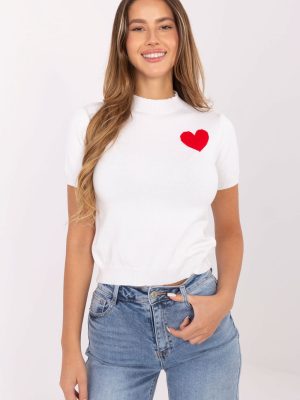 Κοντομάνικο πουλόβερ σε Μπεζ - Effortless glamour