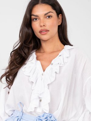 Μπλούζα σε Λευκό - Sleek & stylish