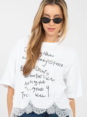 Μπλούζα σε Λευκό - Urban elegance