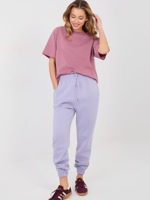 Παντελόνι φόρμας σε Μωβ - Versatile elegance