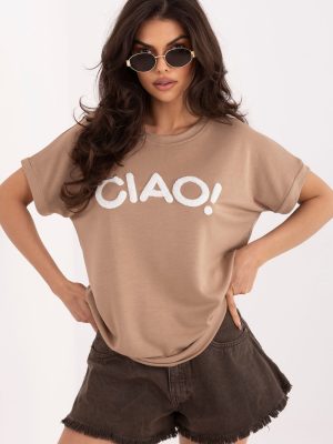 Μπλούζα σε Μπεζ - Chic et décontracté