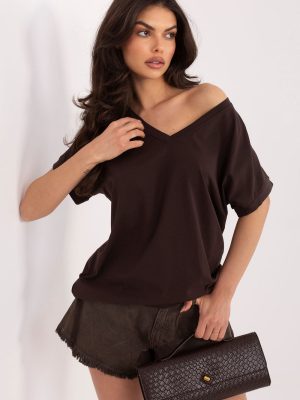 Μπλούζα σε Καφέ - Minimal chic