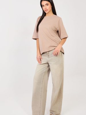 T-shirt σε Μπεζ - Modern romance