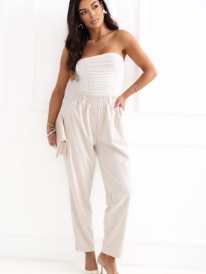 παντελόνες από καστόρι σε Μπεζ - Everyday elegance