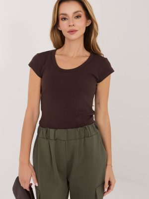 T-shirt σε Καφέ - Élégance moderne