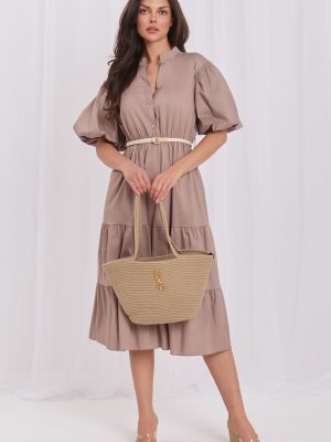 Φόρεμα σε Καφέ - Versatile fashion