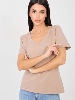 T-shirt σε Μπεζ - Mode parisienne