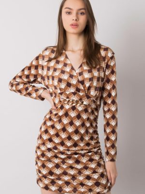 Φόρεμα σε Καφέ - Versatile fashion