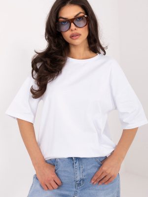 T-shirt σε Λευκό - Féminité et style