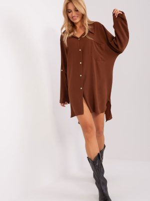 Φόρεμα σε Καφέ - Fashion-forward choice
